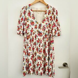 Sezane Melinda Jardin Floral Dress